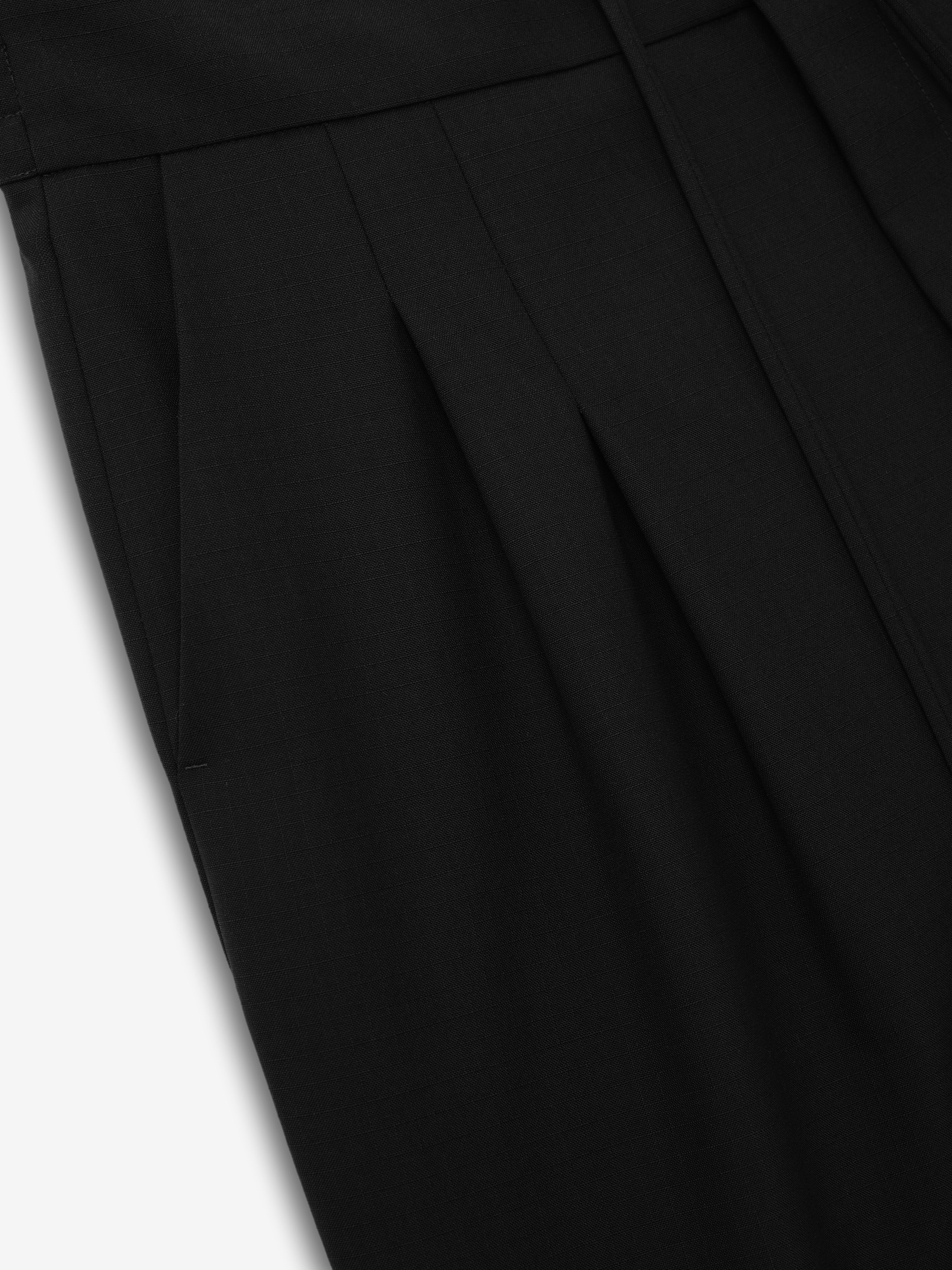 Wool Ripstop Baggy Shorts - Image 4