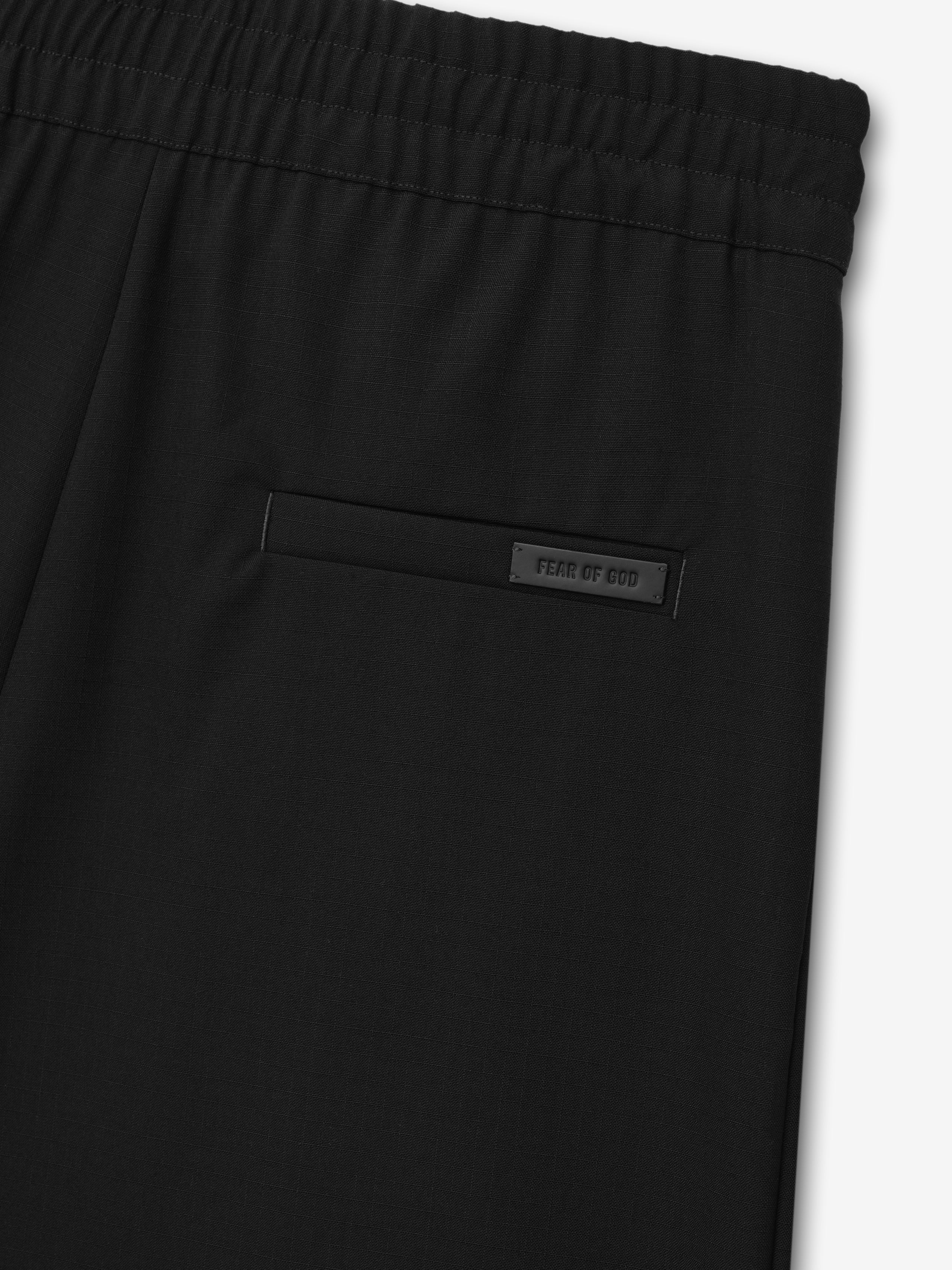 Wool Ripstop Baggy Shorts - Image 5