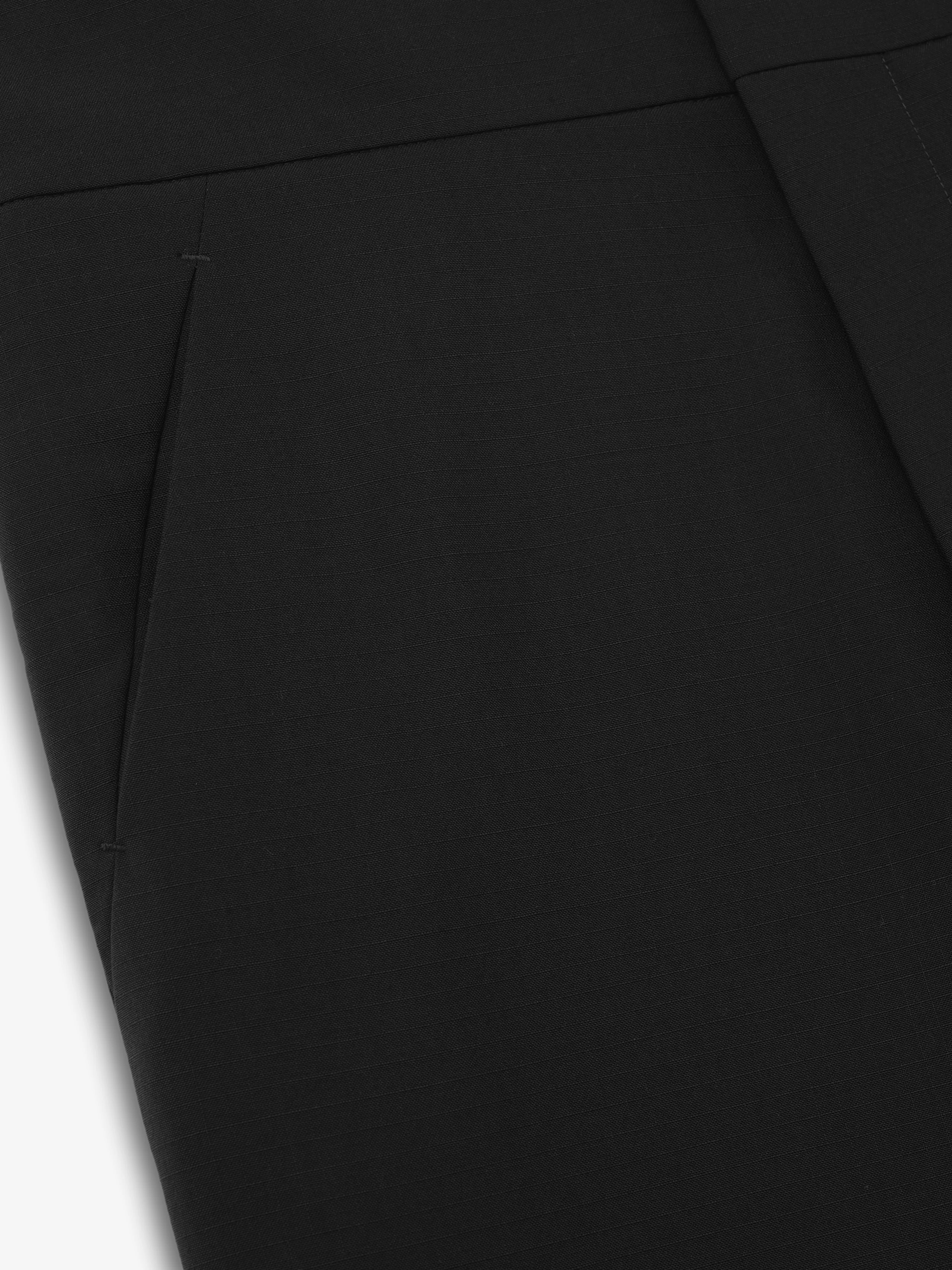 Wool Ripstop Casual Flat Front Pant - Image 4