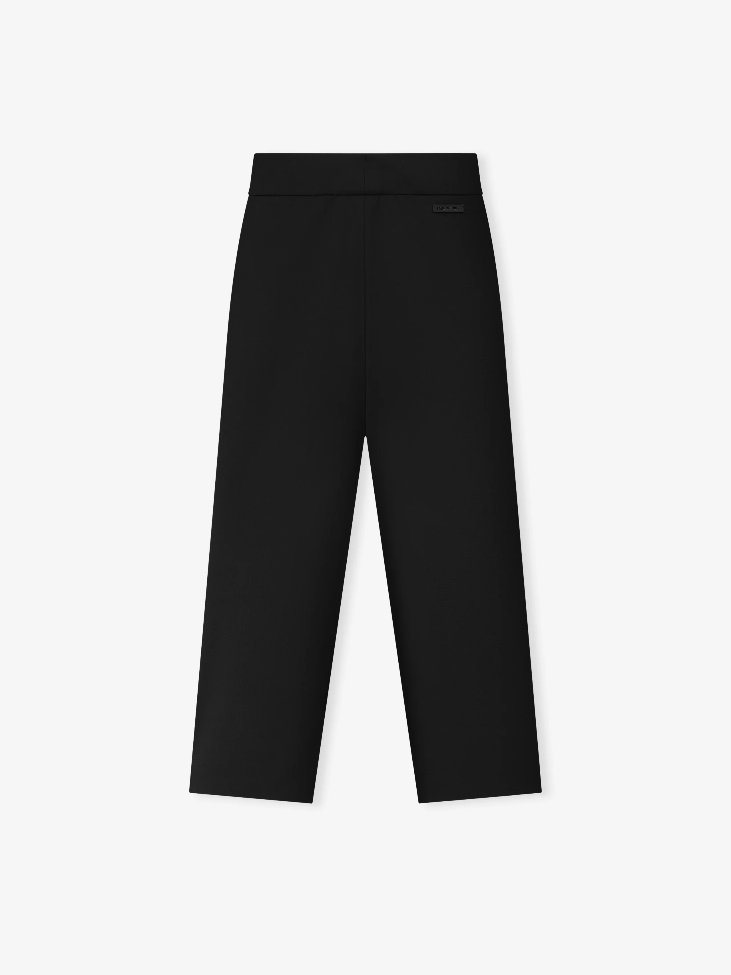Wool Poplin Casual Flat Front Pants - Image 4