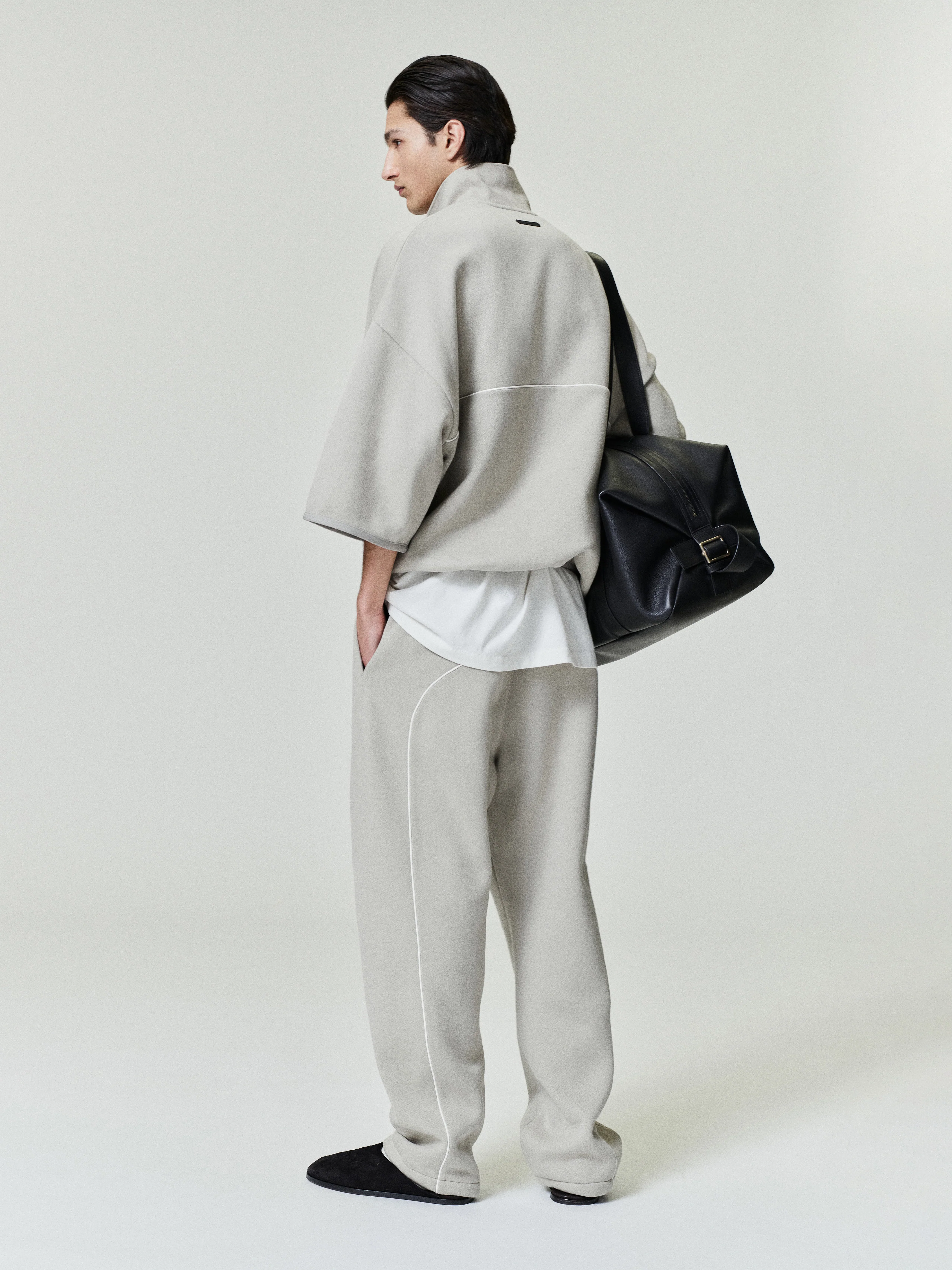 Active Trace 3/4 Sleeve Modern Polo Sweatshirt - Image 2