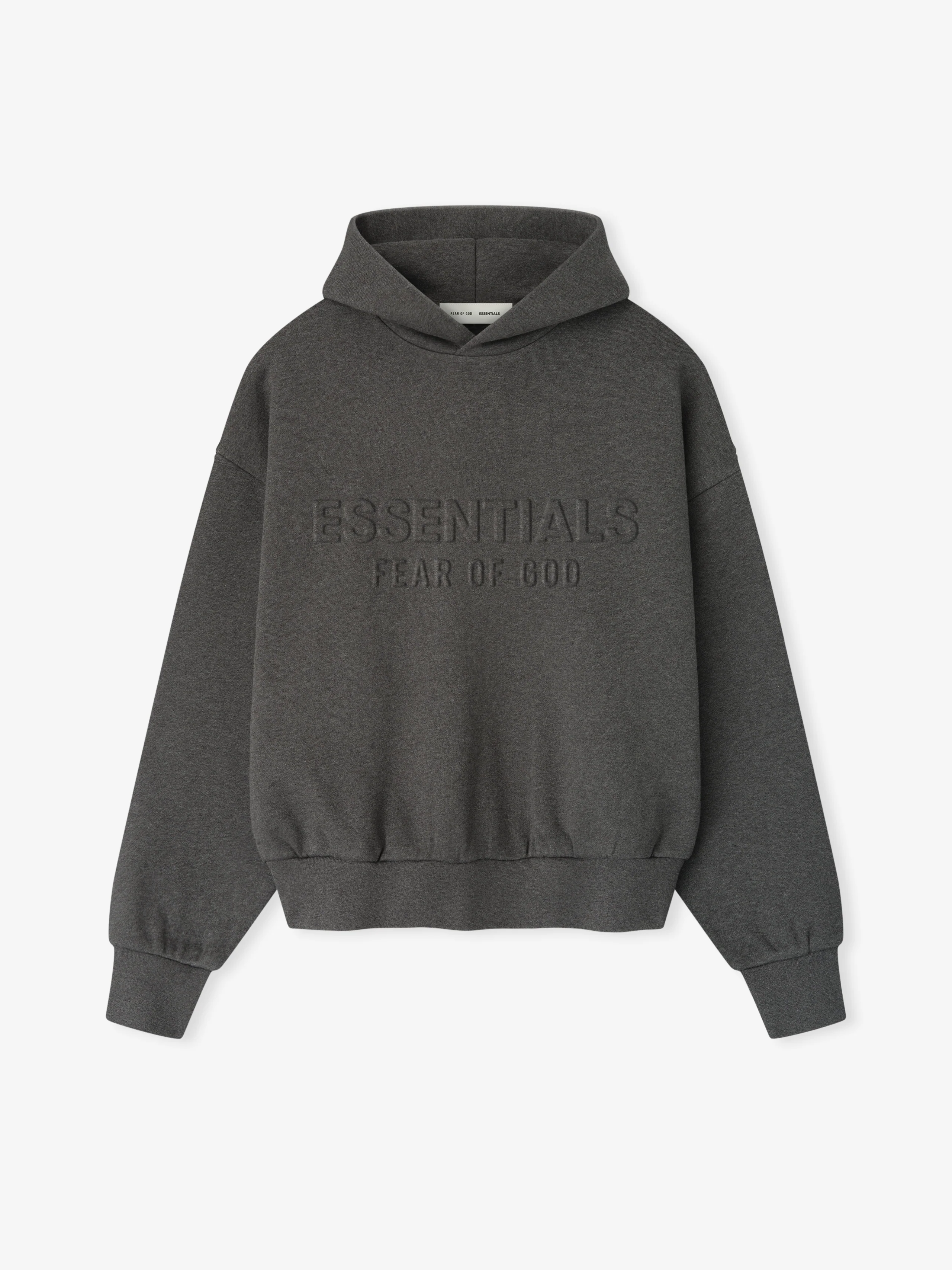Embossed Essentials 90s Fit Hoodie - Image 2