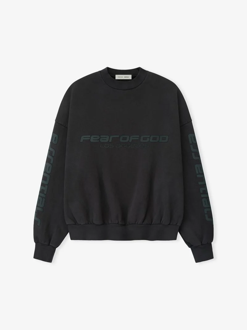 Los Angeles Heavy Fleece Cropped Sweatshirt - Image 4