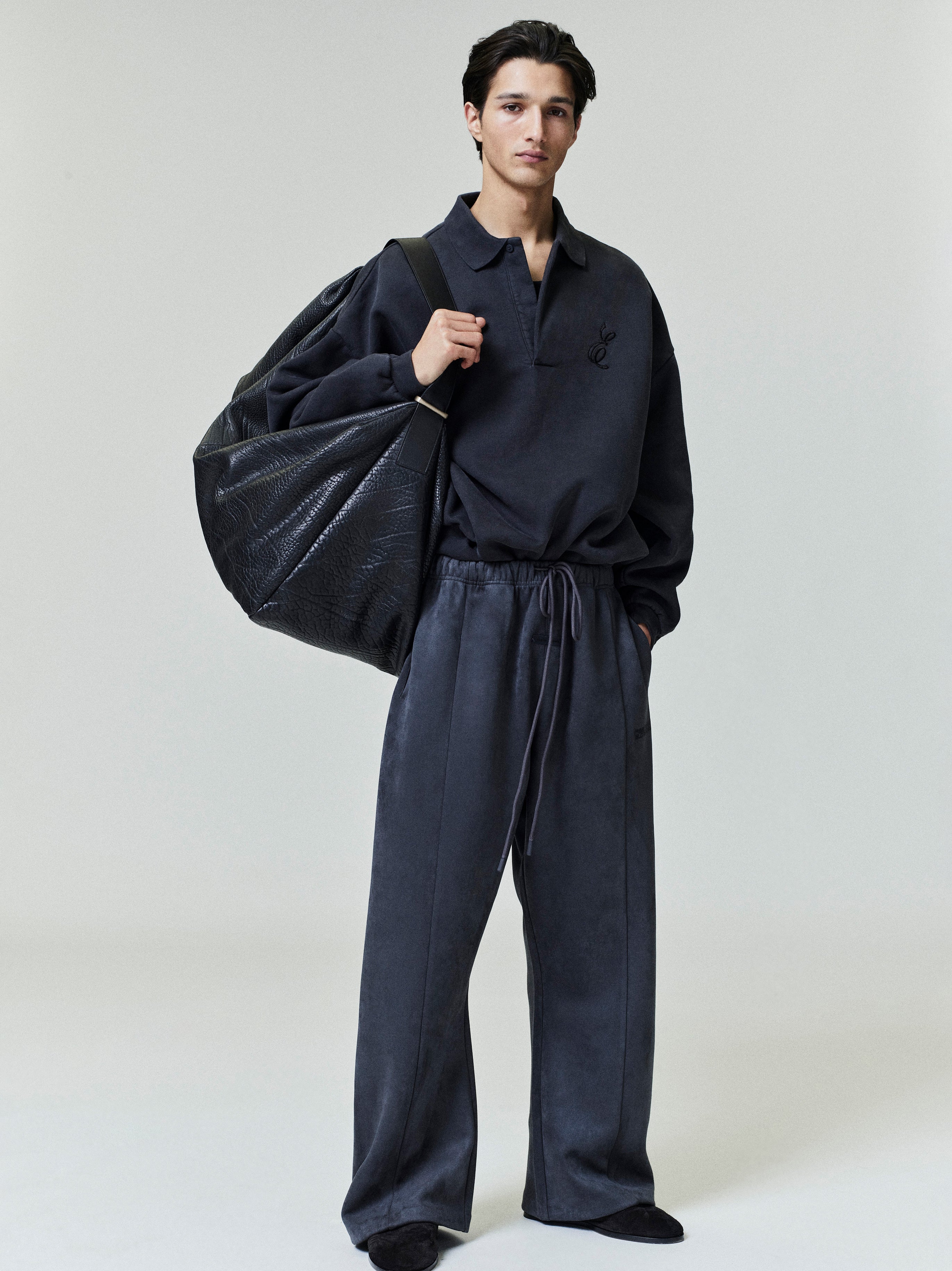 Suede Fleece Flare Sweatpant - Image 5