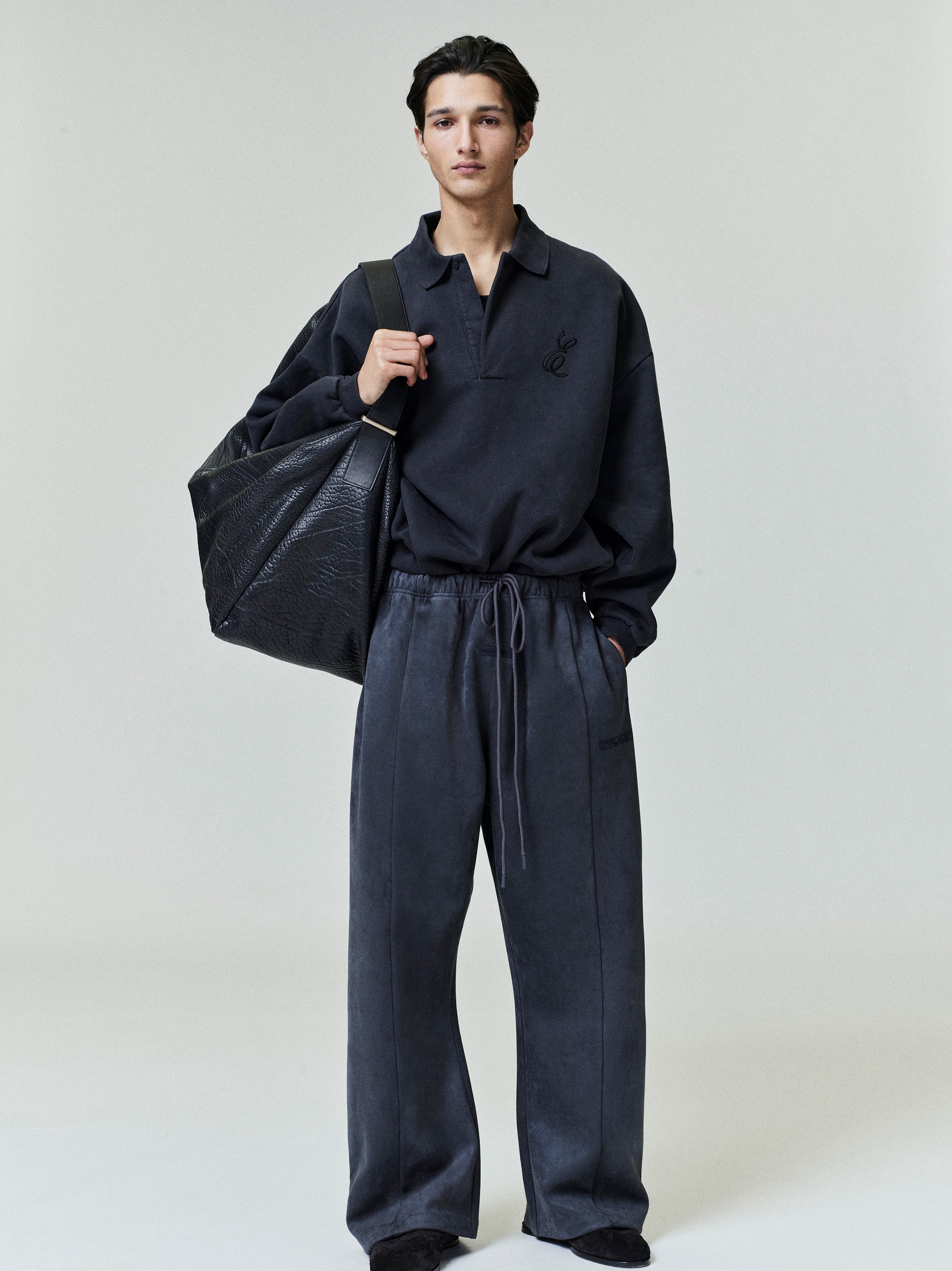 Suede Fleece Flare Sweatpant - Image 6