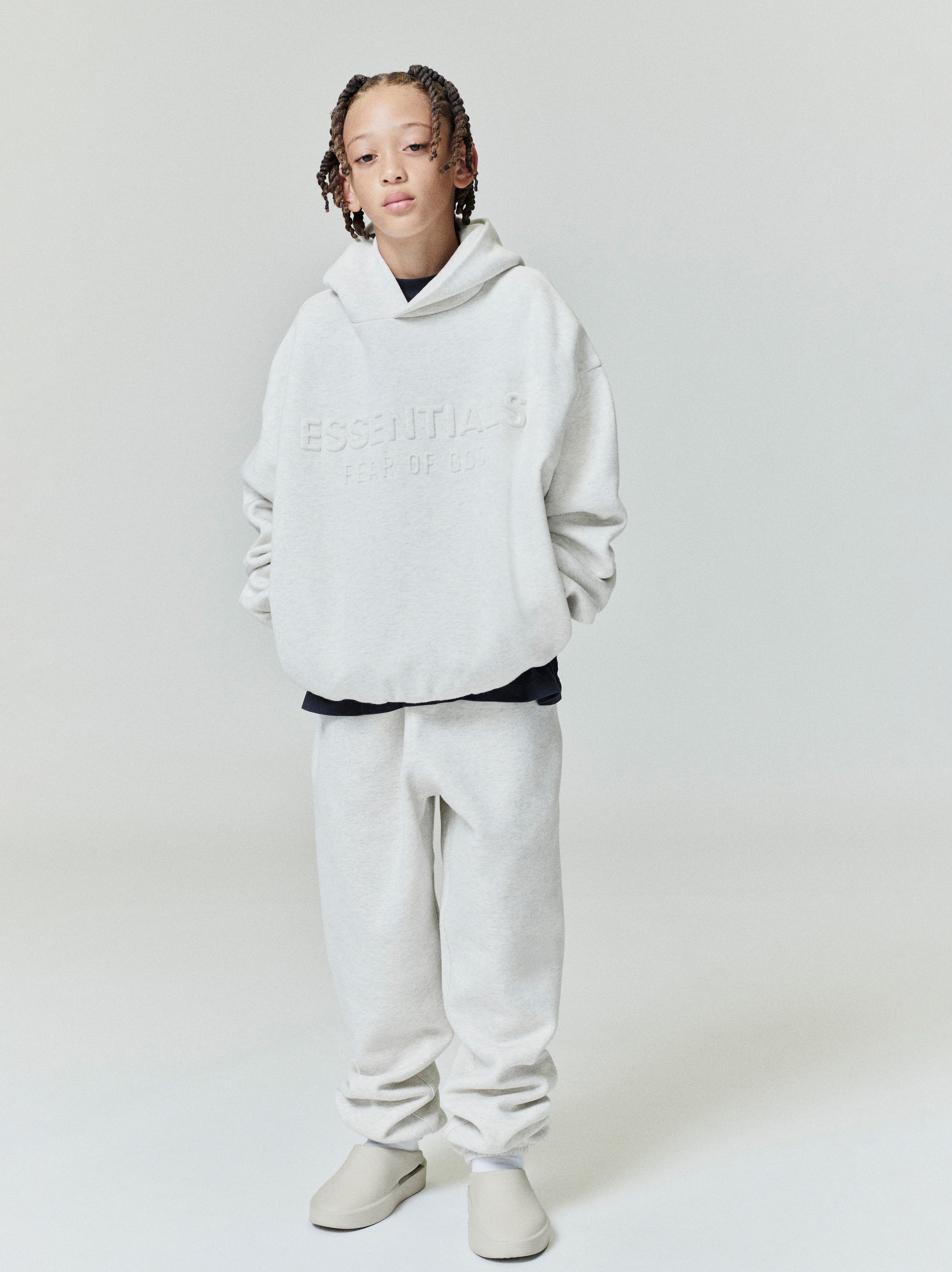 Kids Embossed Classic Hoodie - Image 3