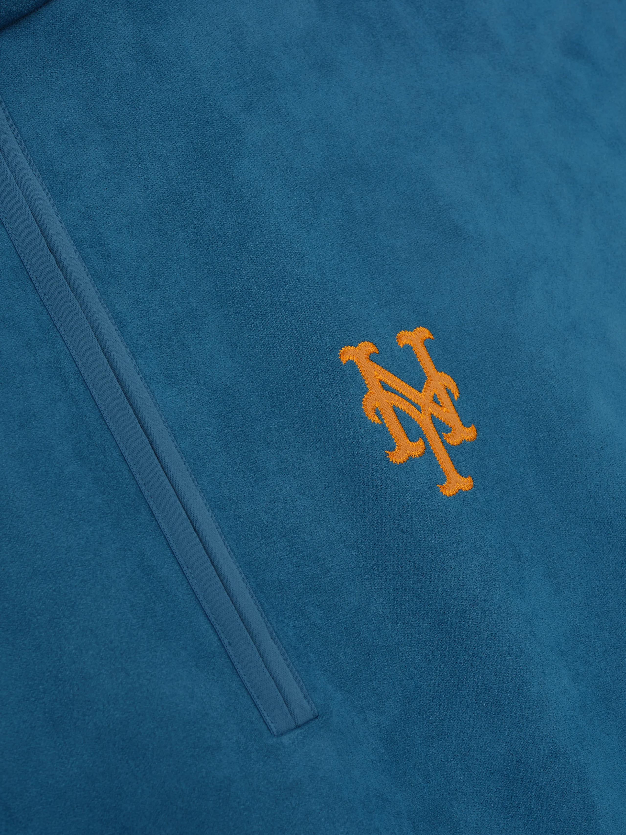 Mets Suede Fleece Modern Half Zip - Image 3