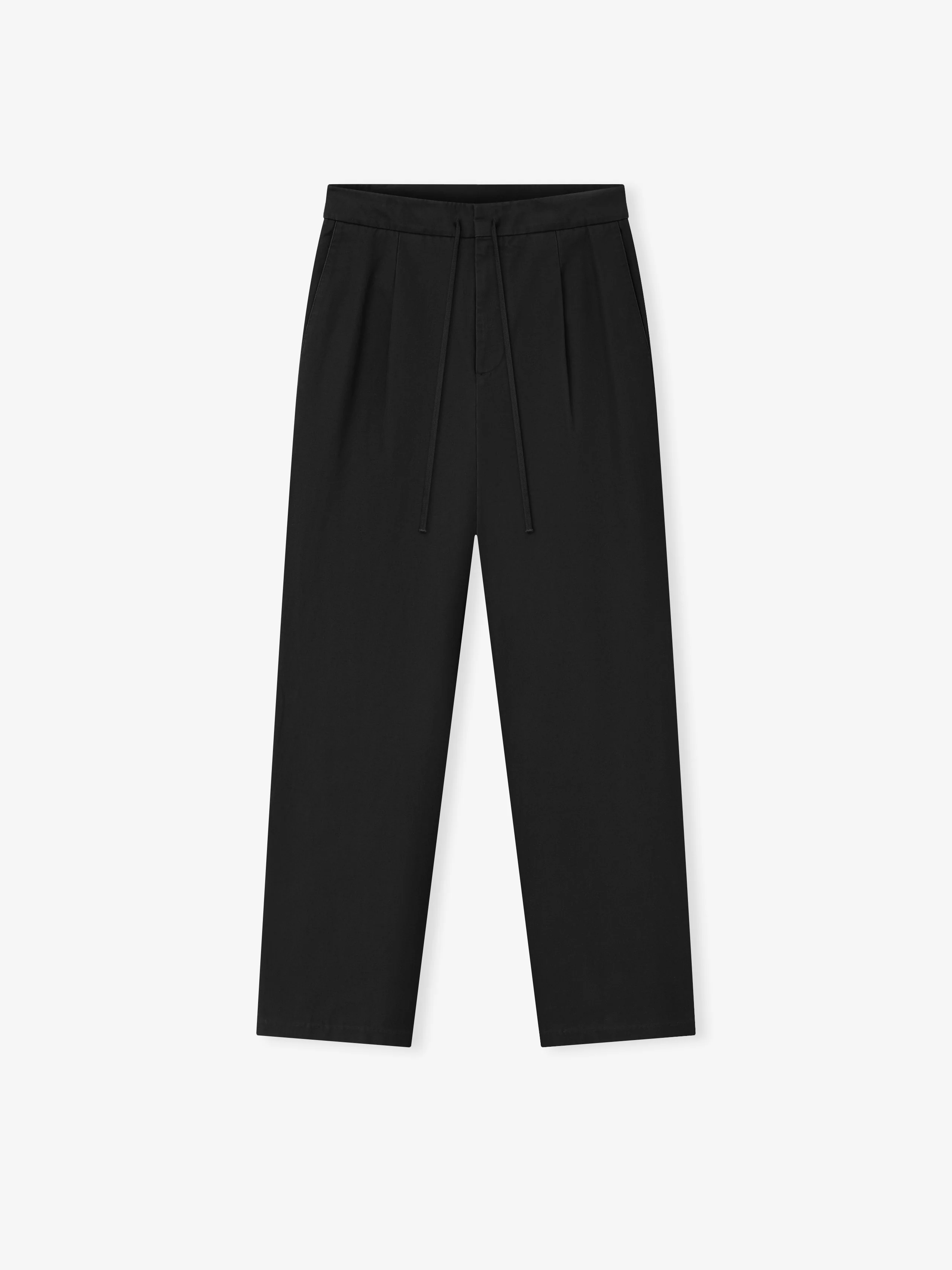 Cotton Canvas Pleat Front Pant - Image 3