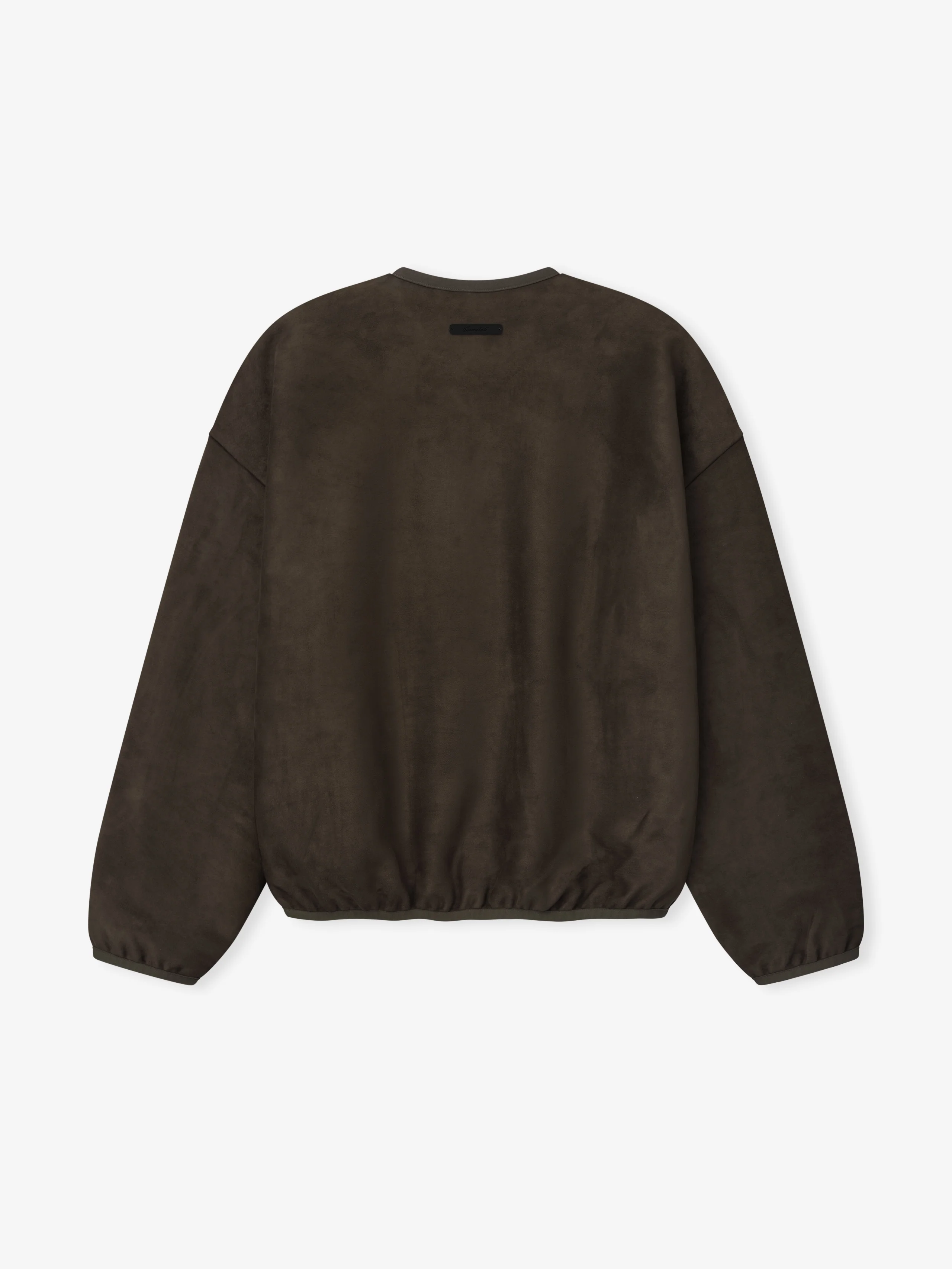 Suede Fleece Signature Modern Crewneck Sweatshirt - Image 5