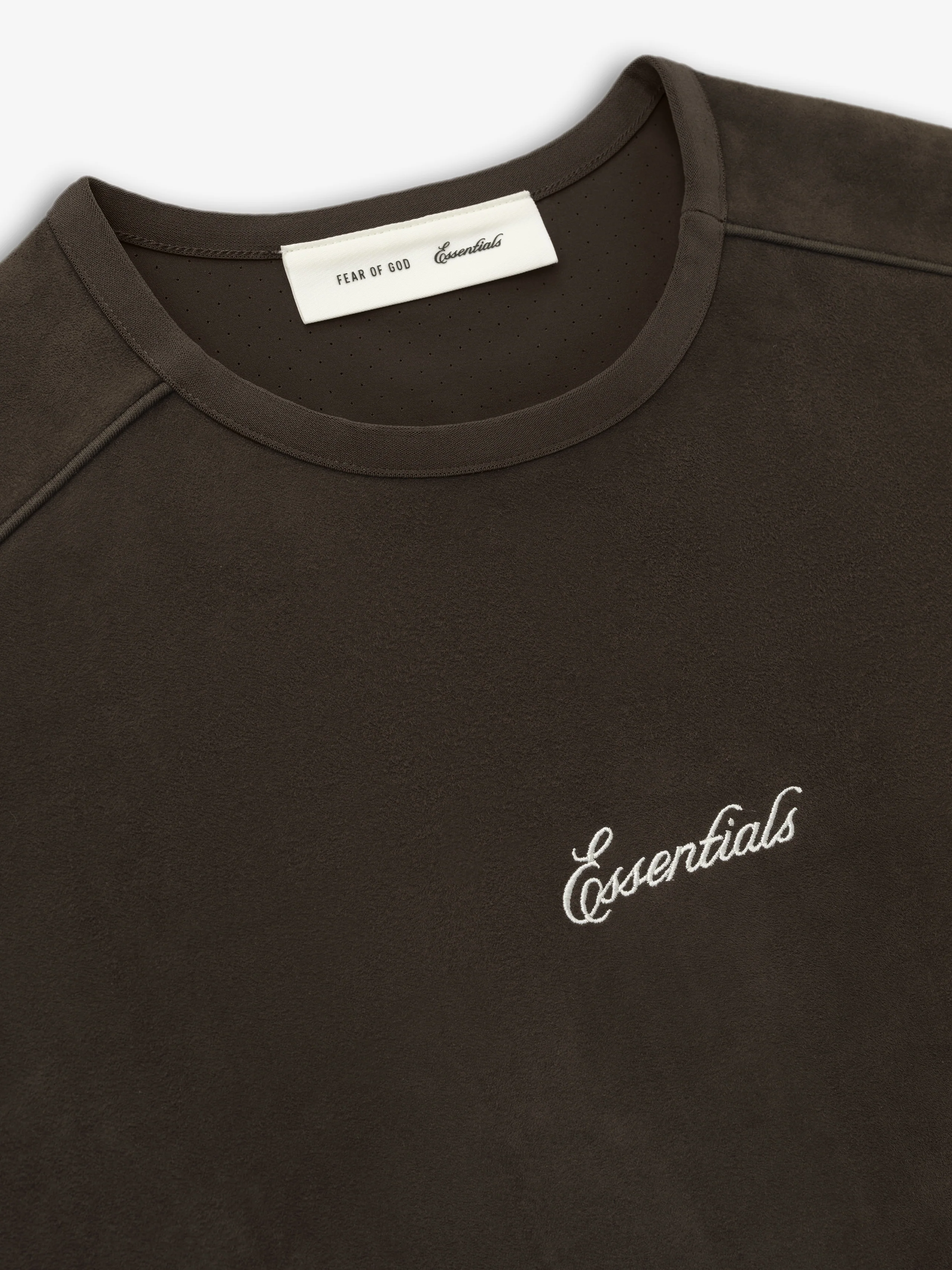 Suede Fleece Signature Modern Crewneck Sweatshirt - Image 6