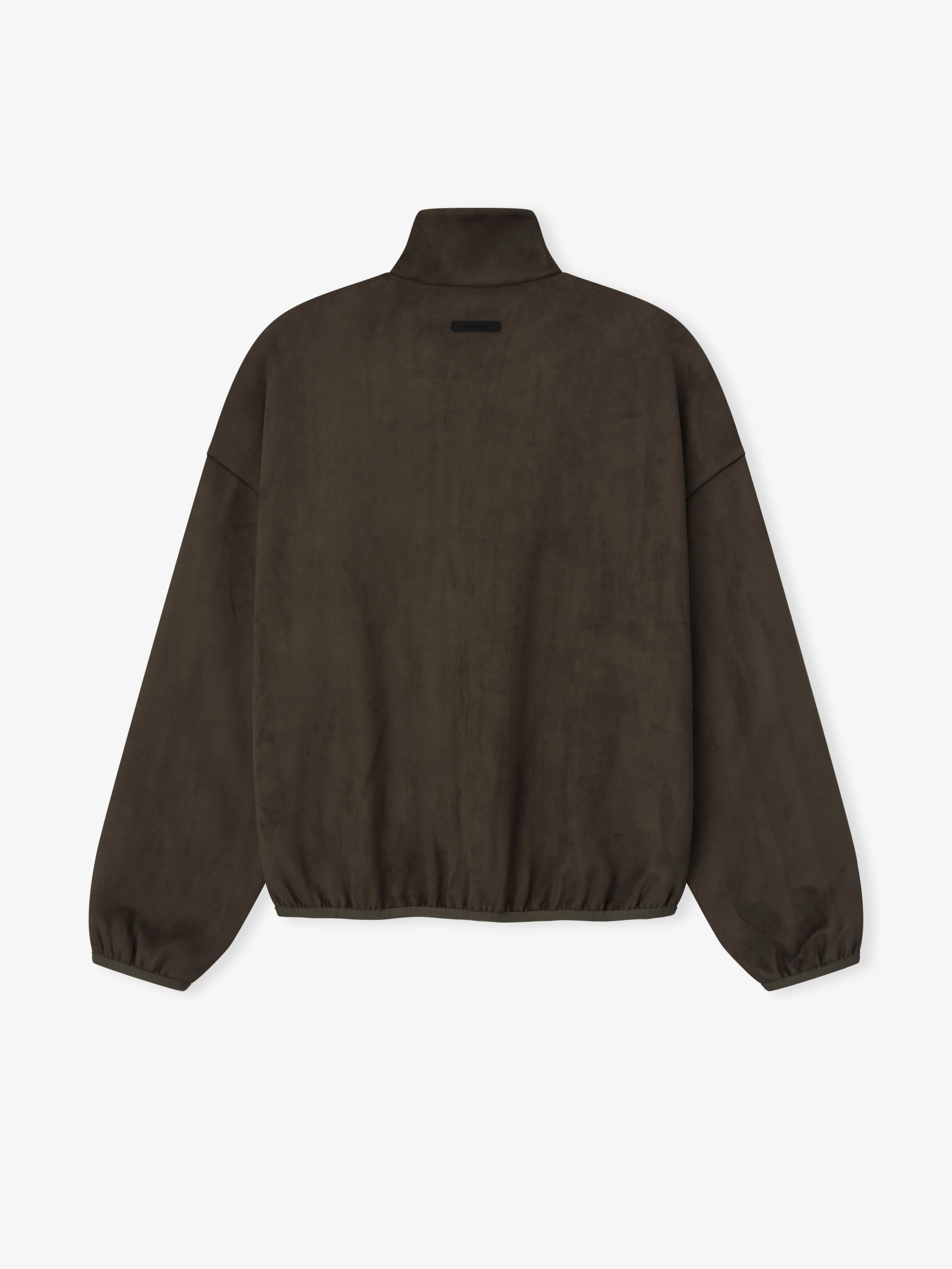 Suede Fleece Signature Modern Track Jacket W/ Piping - Image 3
