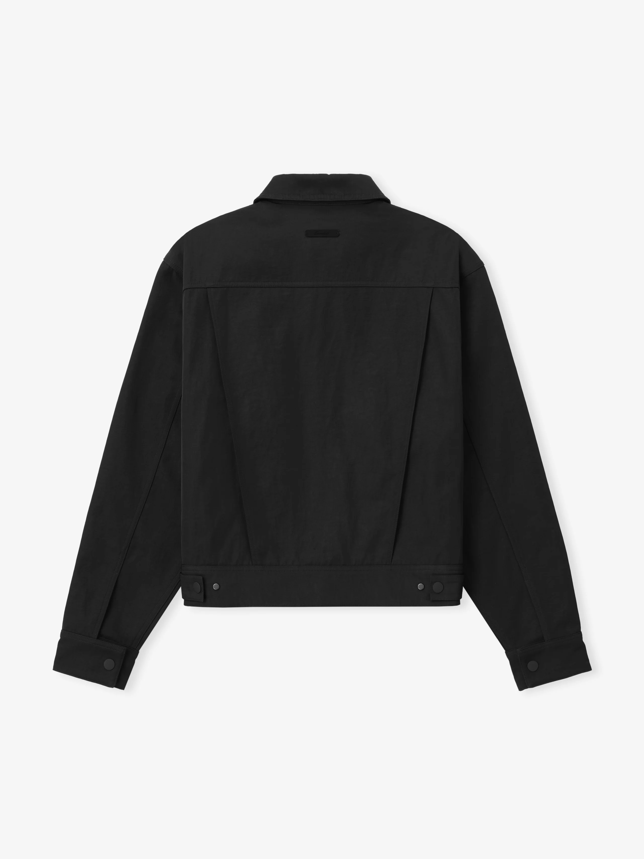 Textured Nylon Trucker Jacket - Image 2