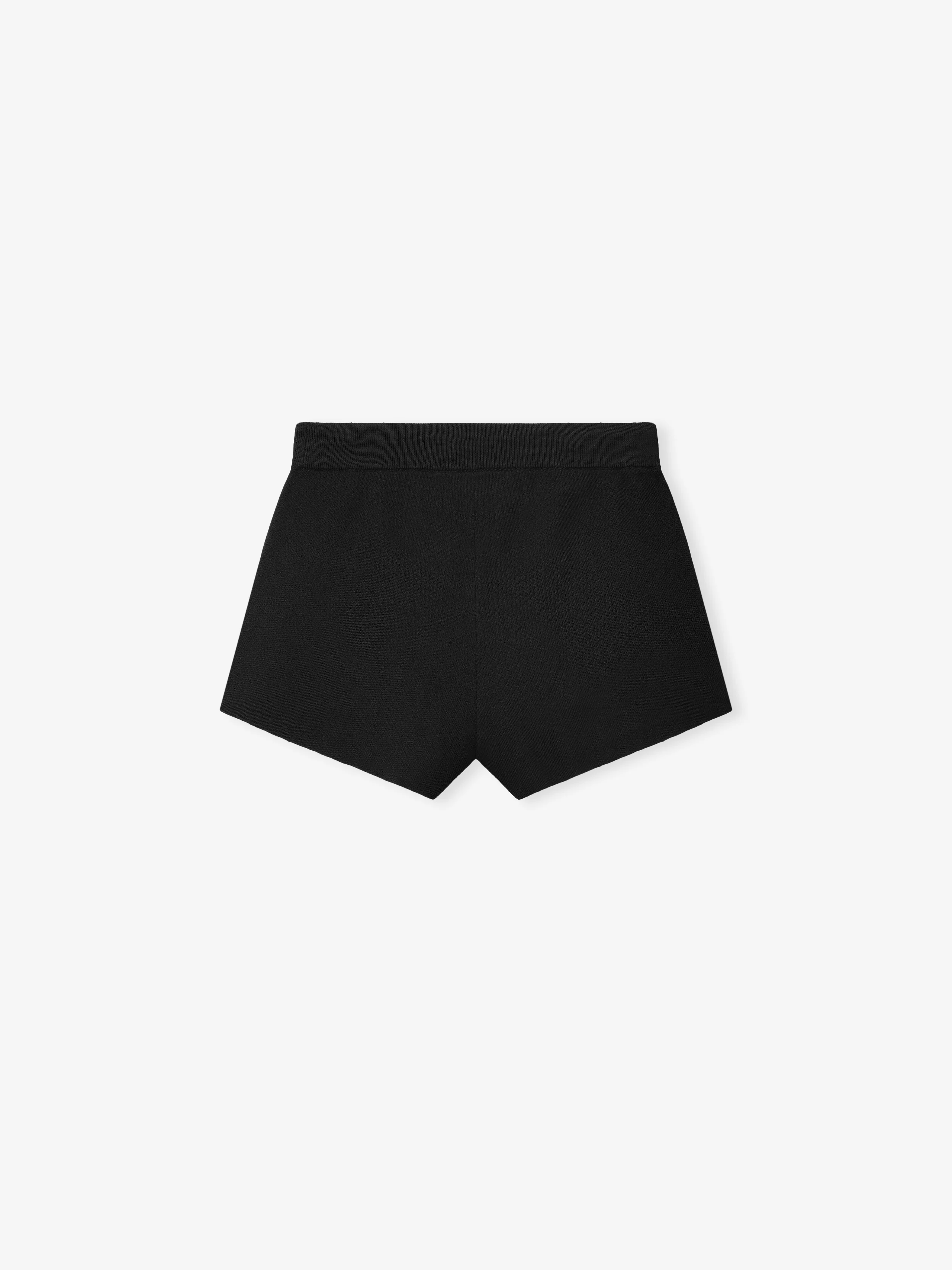 Womens Rib Knit Running Short - Image 2