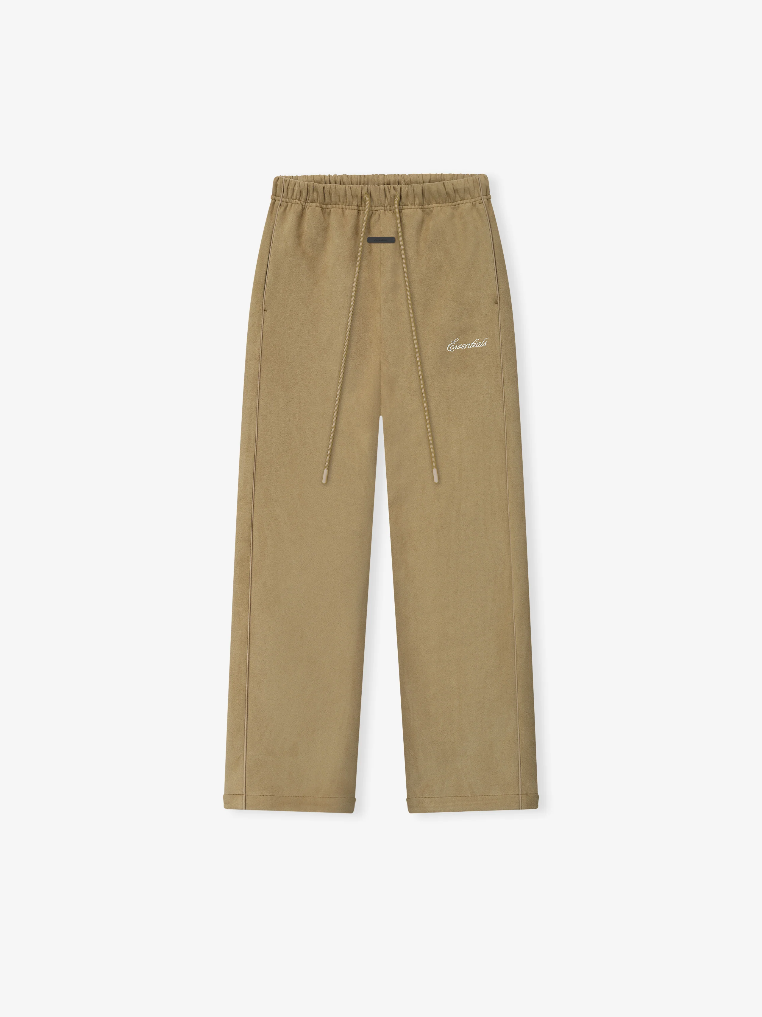 Womens Suede Fleece Signature Relaxed Pant - Image 3