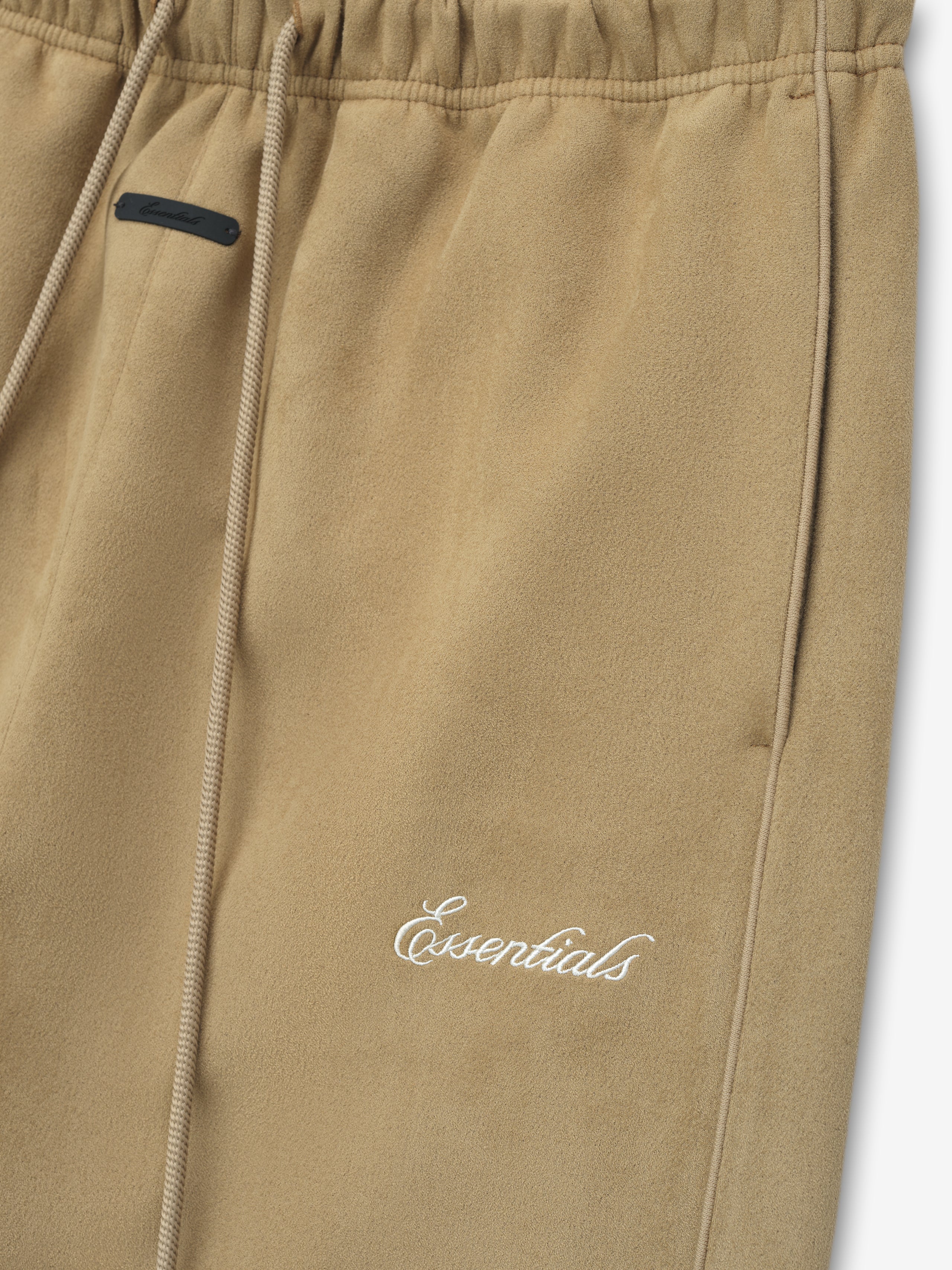 Womens Suede Fleece Signature Relaxed Pant - Image 5