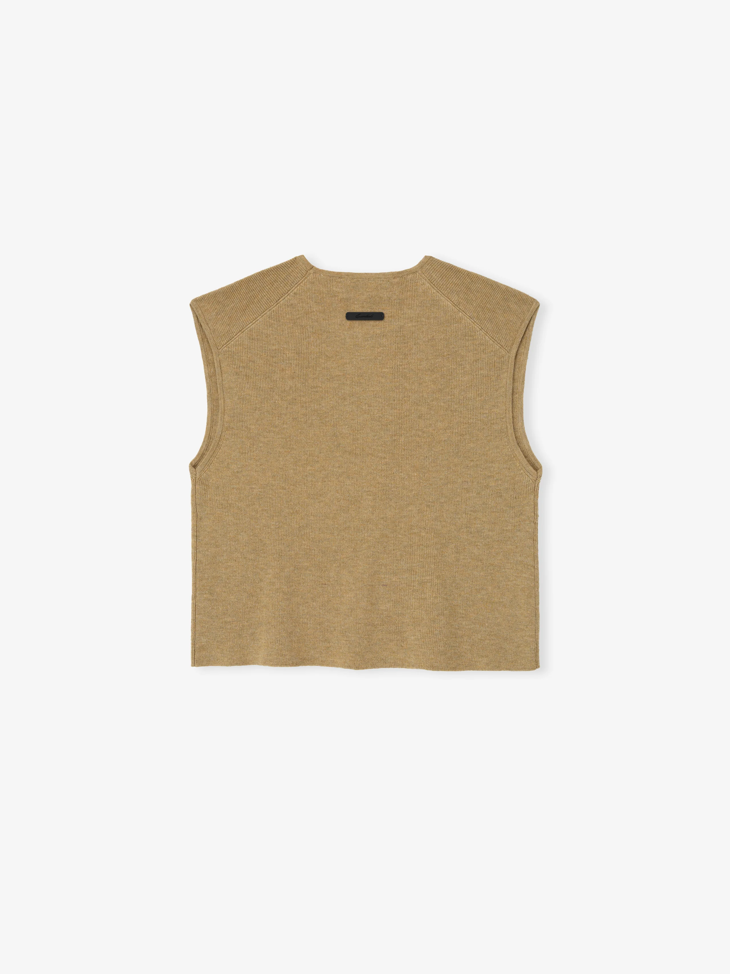 Womens Signature Rib Knit Cropped Top - Image 2