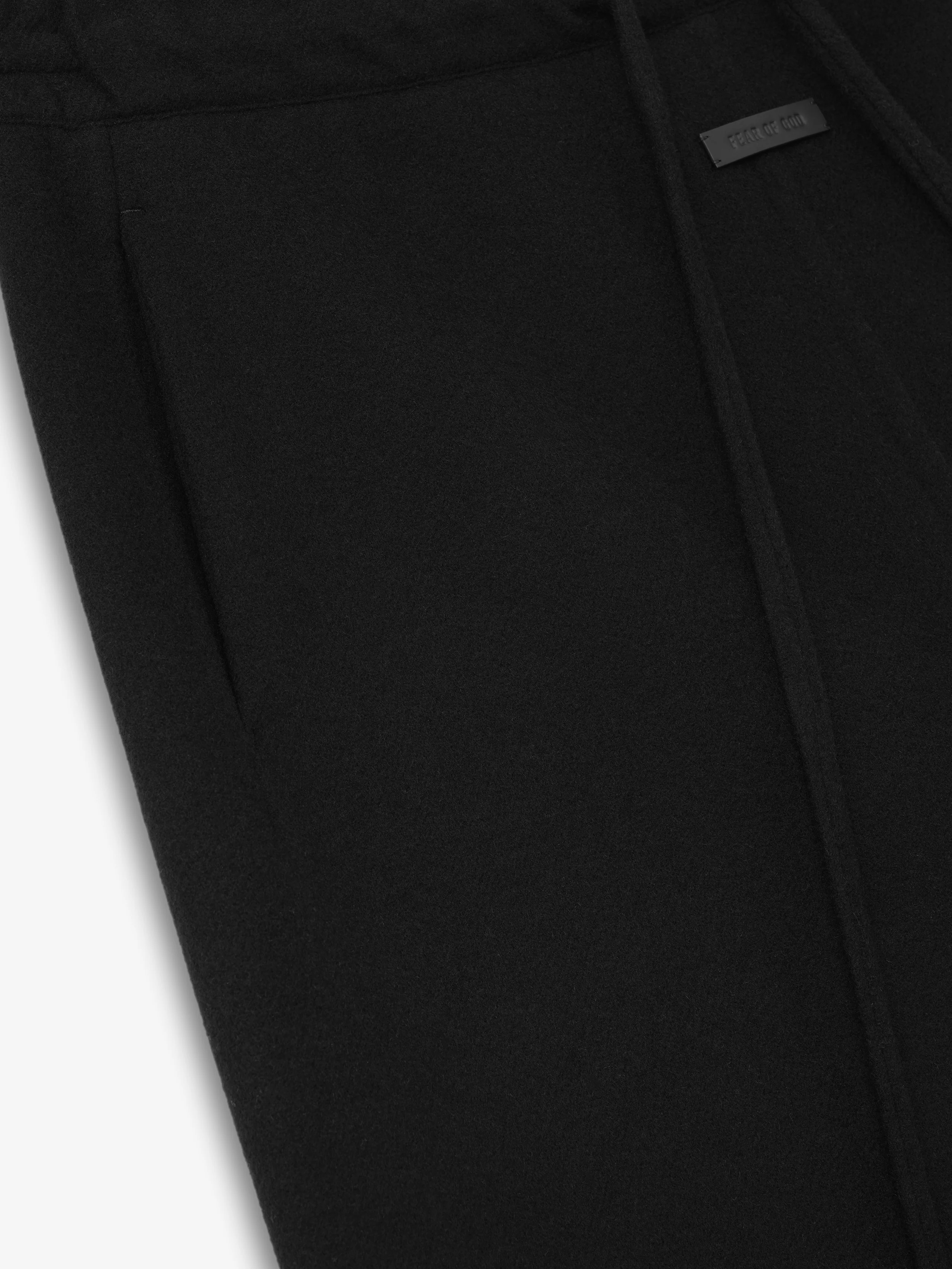 Double Face Wool Cashmere Flared Pants - Image 4