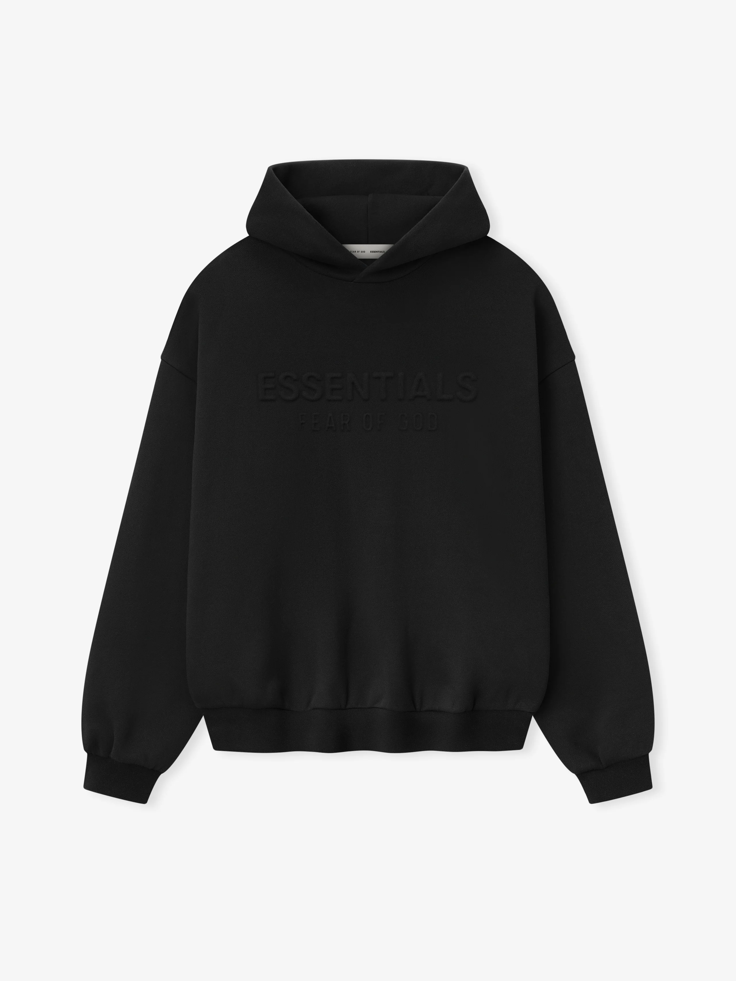 Embossed 90s Fit Fleece Hoodie - Image 3