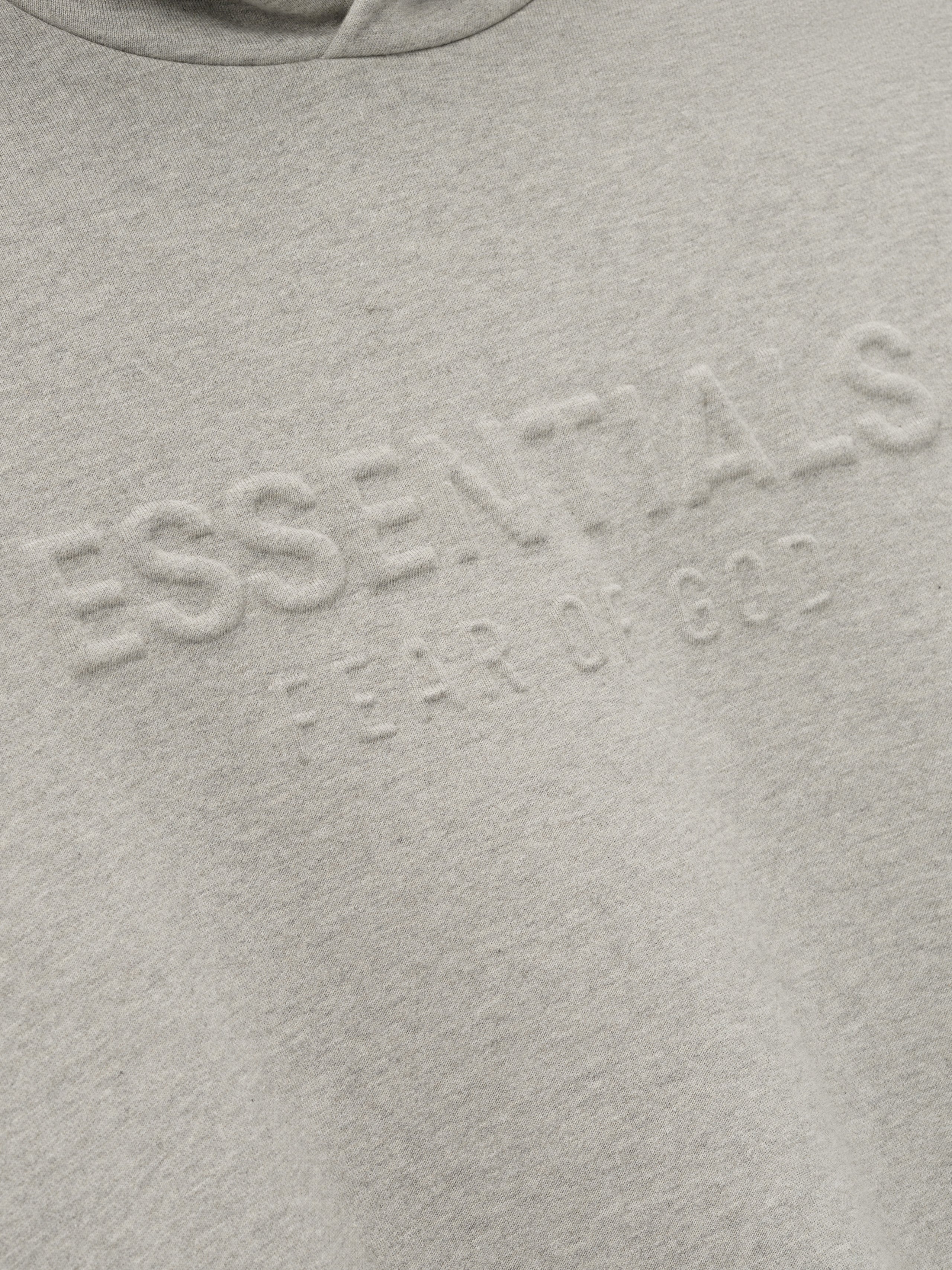 Embossed 90s Fit Fleece Hoodie - Image 4