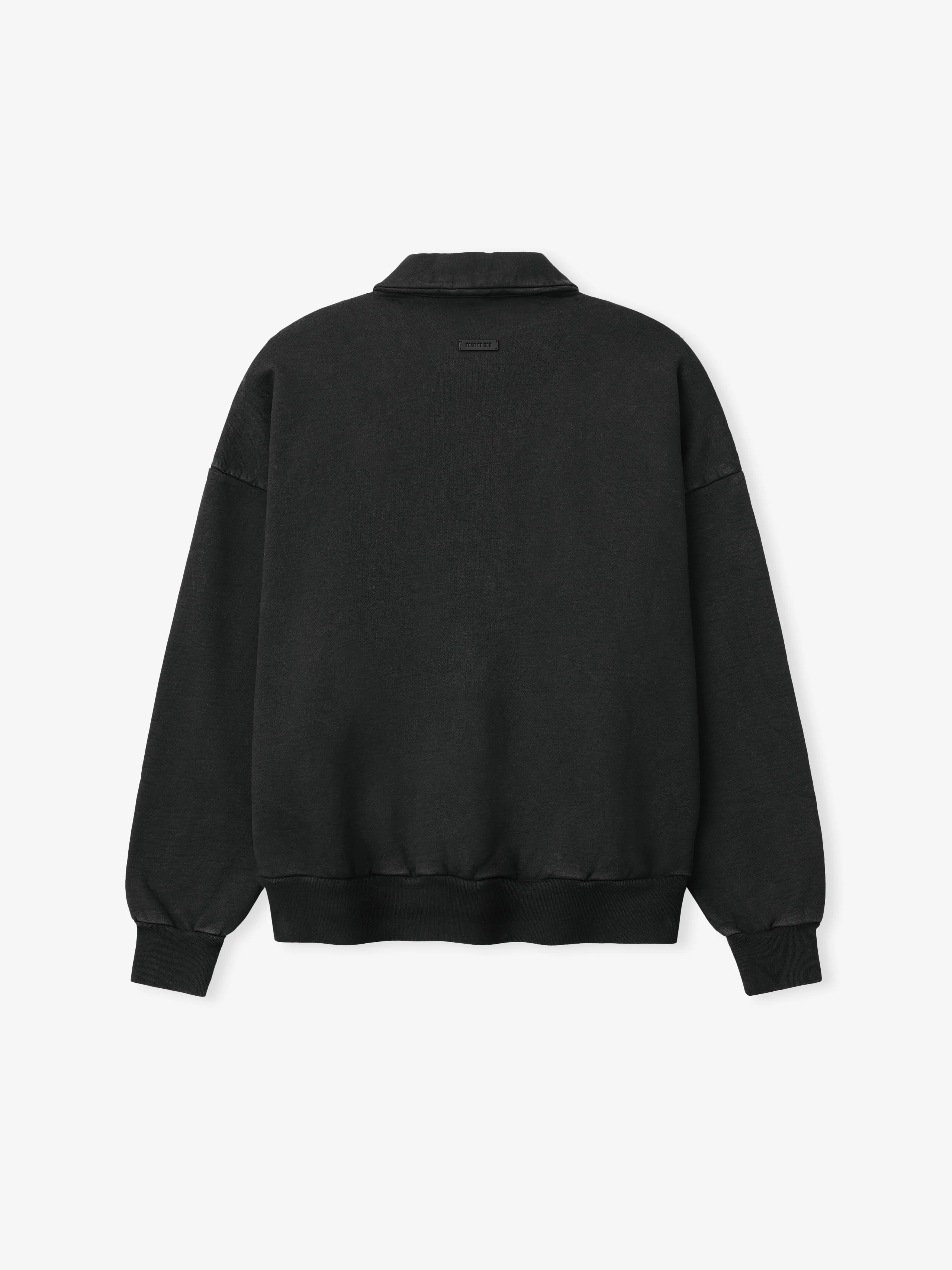 Sunfaded Half Zip Polo Sweatshirt - Image 3