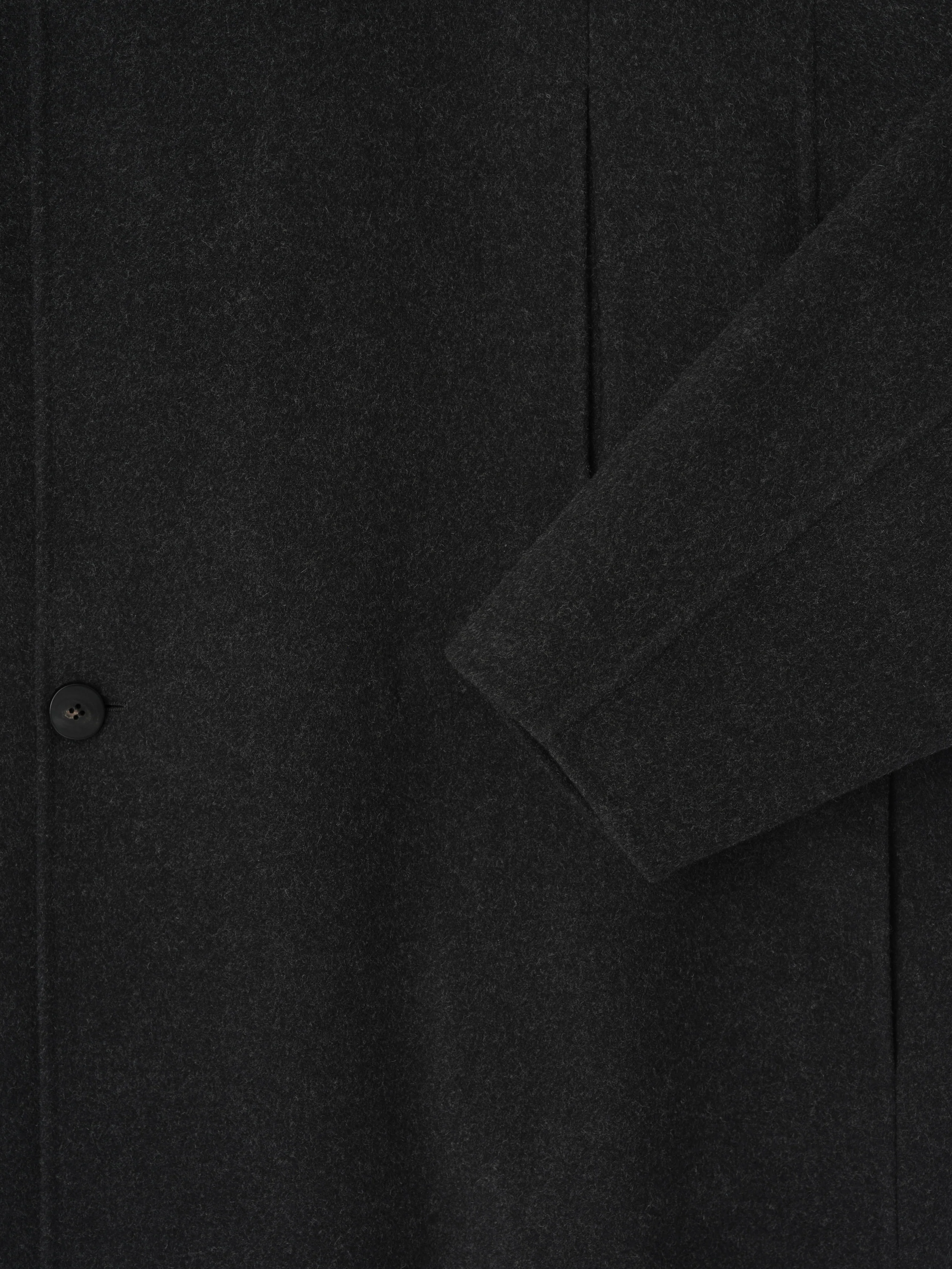 Wool Cashmere Highneck Coat - Image 6