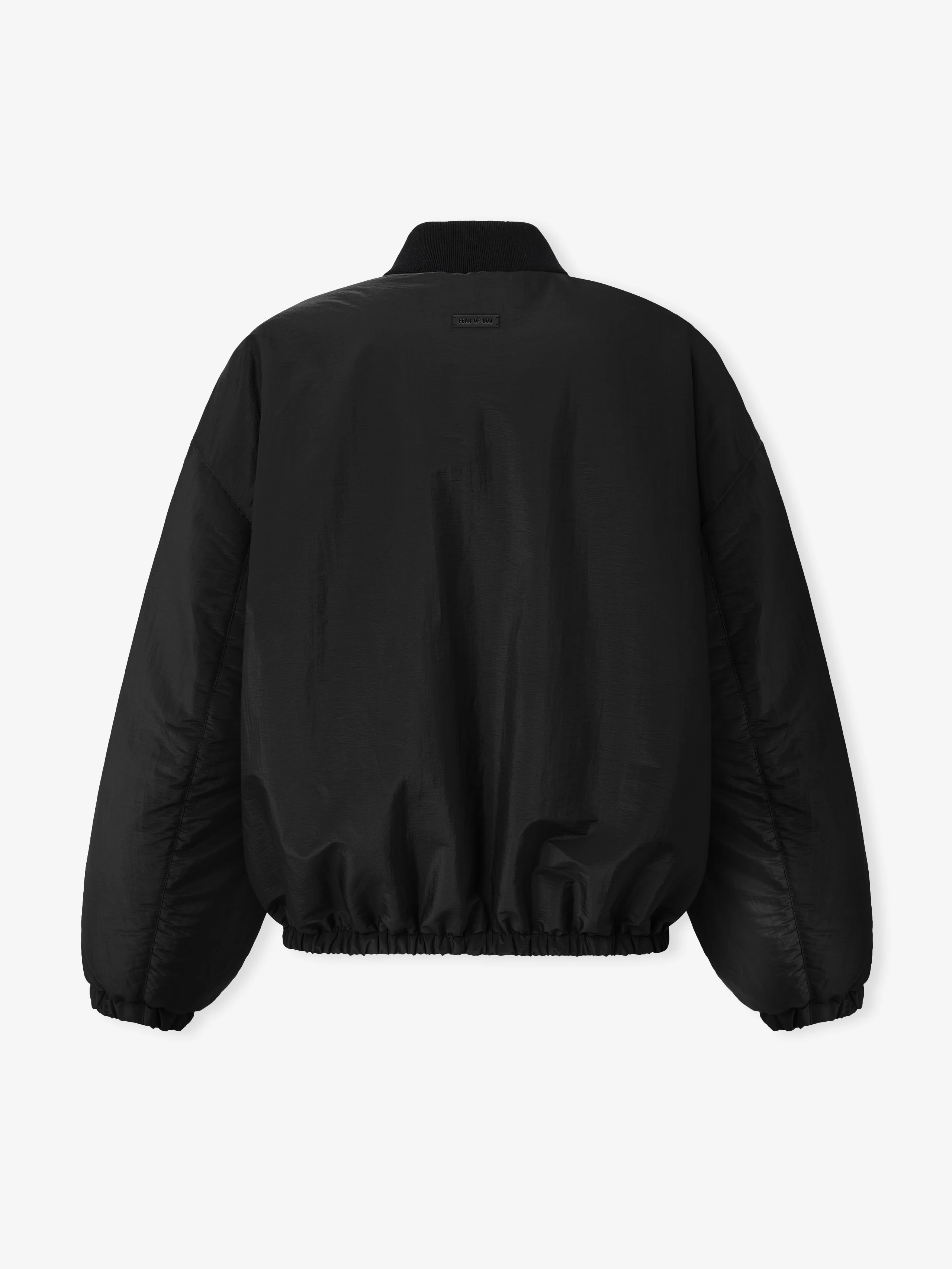 Nylon Taffeta Padded Bomber Jacket - Image 4