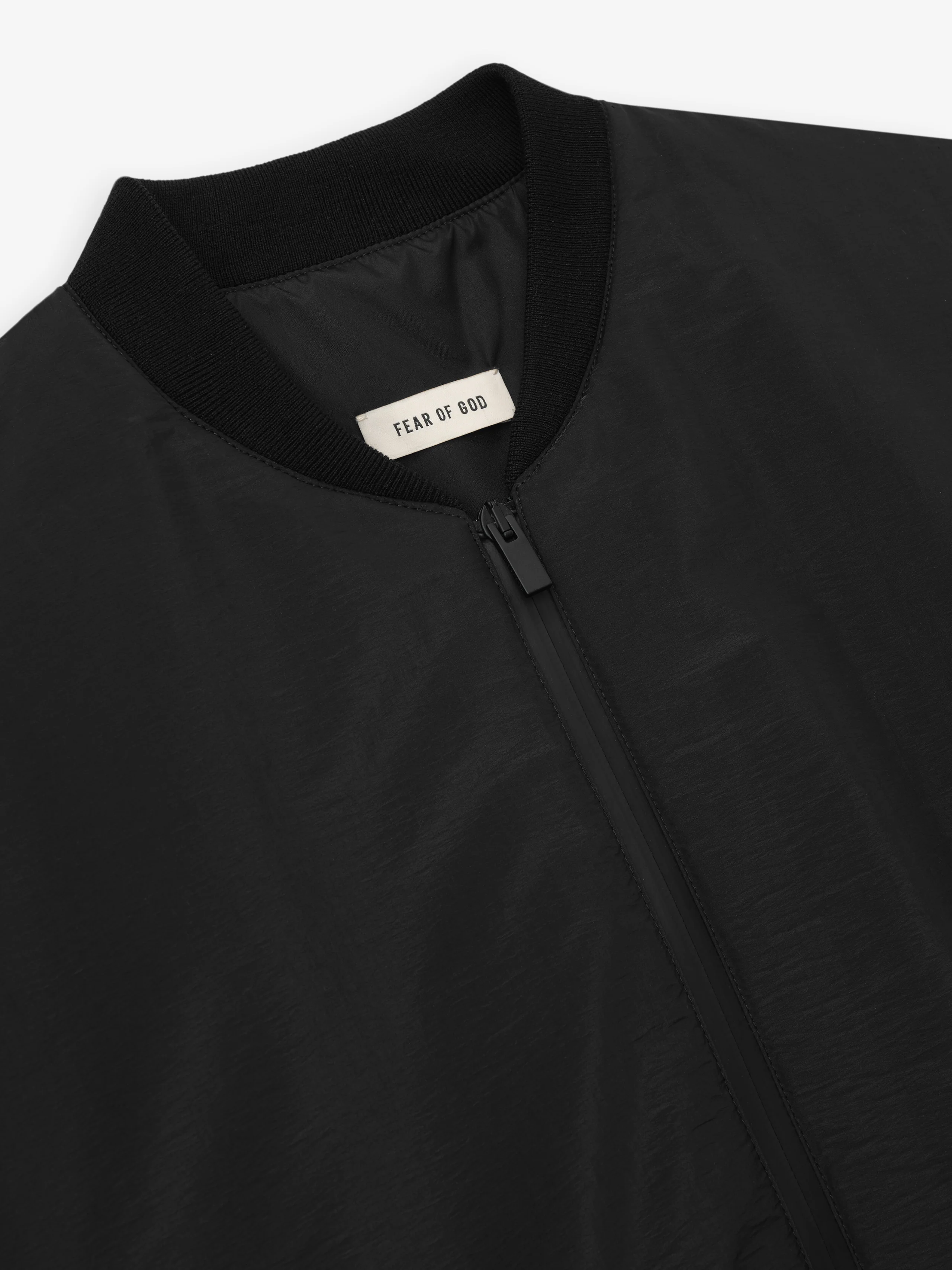Nylon Taffeta Padded Bomber Jacket - Image 5