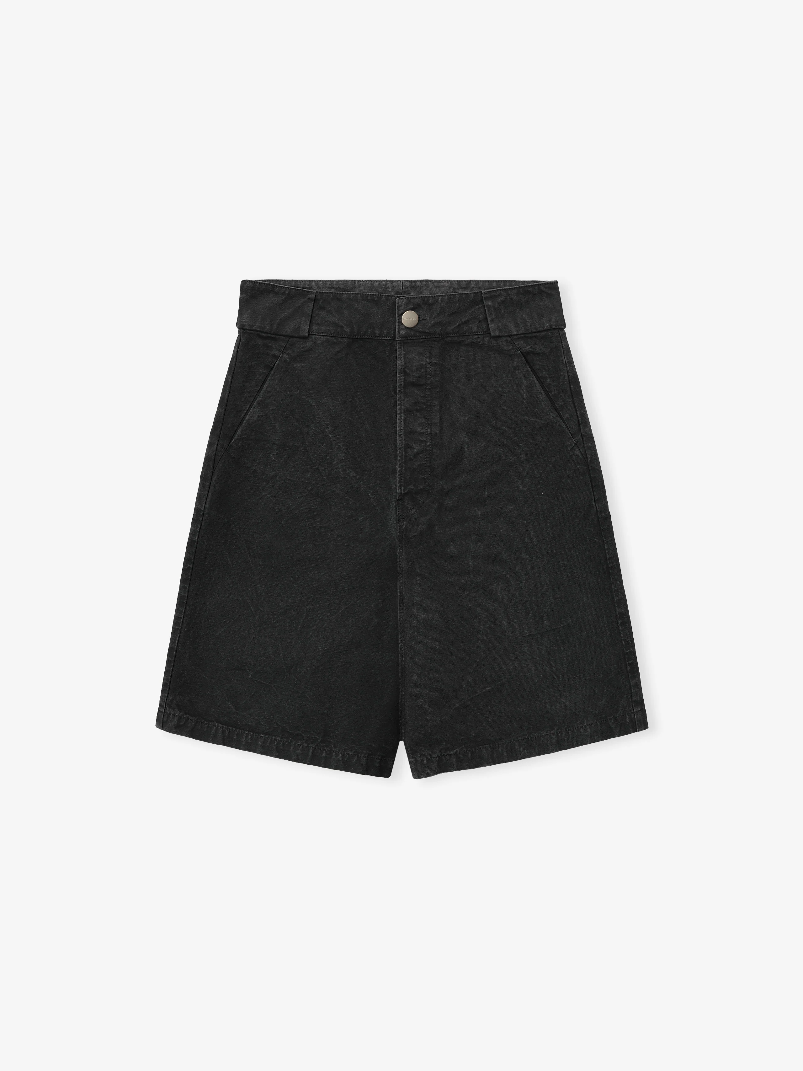 Washed Canvas Utility Shorts - Image 3