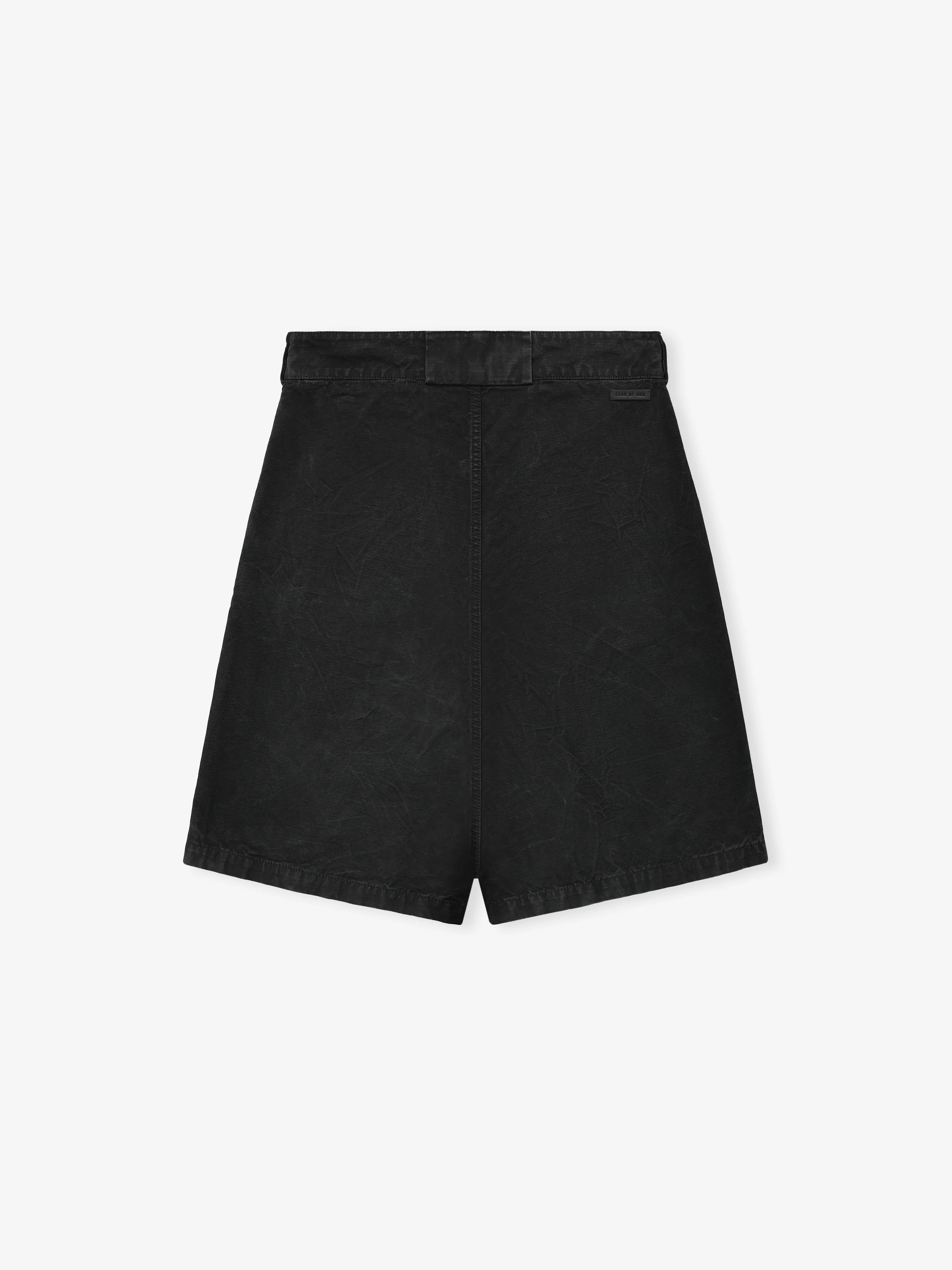 Washed Canvas Utility Shorts - Image 4