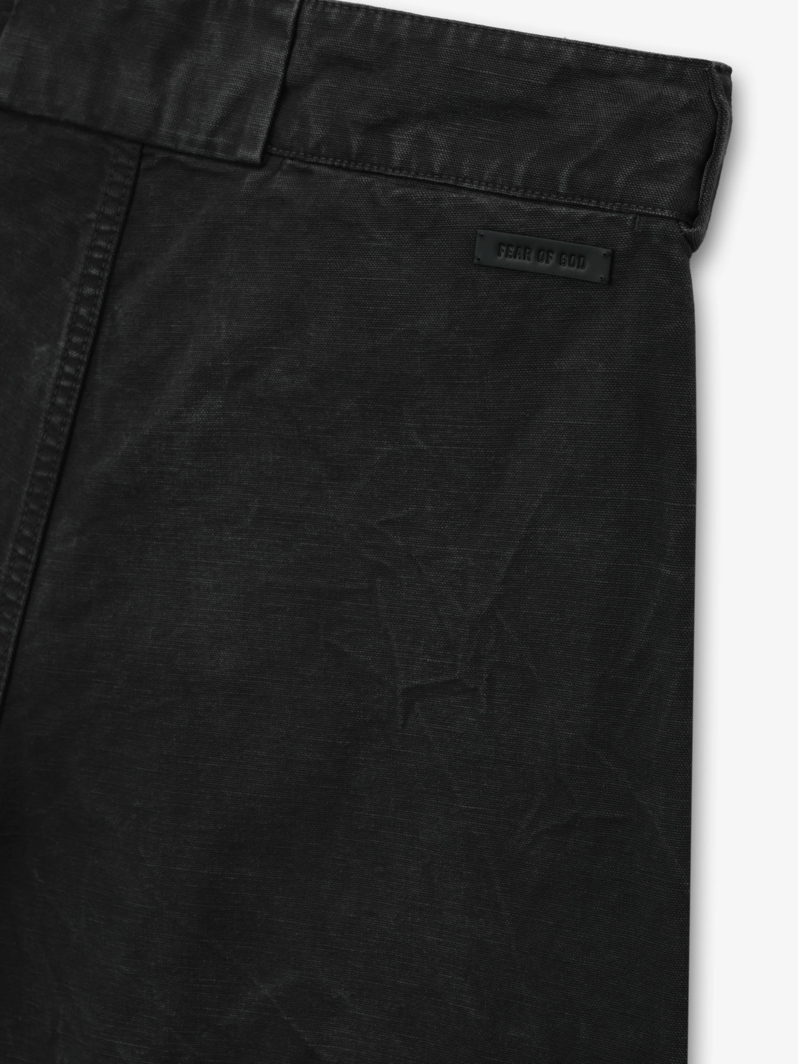Washed Canvas Utility Shorts - Image 6