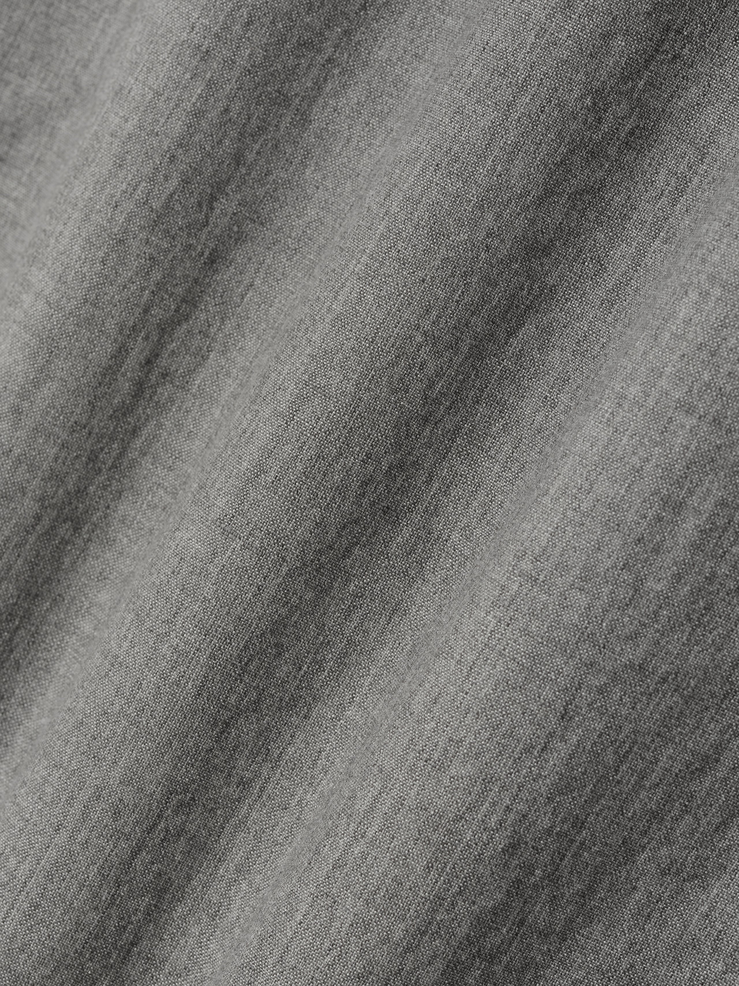Wool Linen Wide Leg Drawstring Pants - Image 4